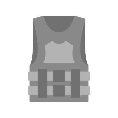 Bulletproof Vest Creative Icons Desig