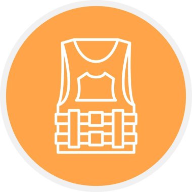Bulletproof Vest Creative Icons Desig