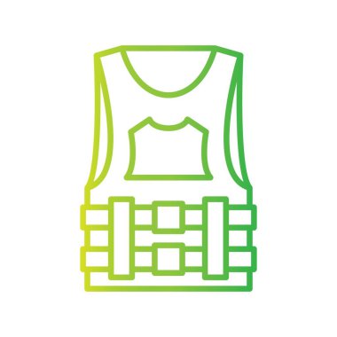Bulletproof Vest Creative Icons Desig