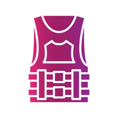 Bulletproof Vest Creative Icons Desig