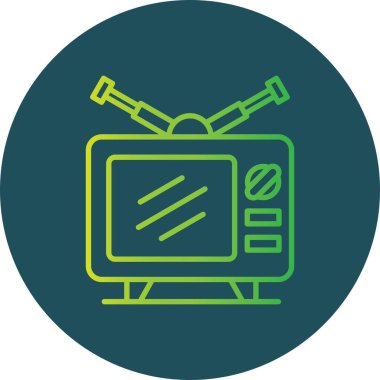 Tv Creative Icons Desig