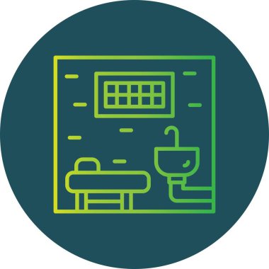 Prison Cell Creative Icons Desig