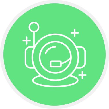  Astronaut Helmet Creative Icons Desig
