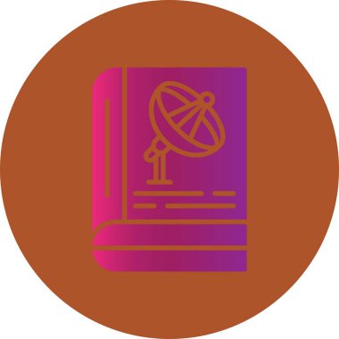 Astronomy Book Creative Icons Desig