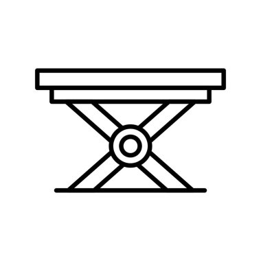 Folding Table Creative Icons Desig