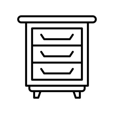 Bedside Table Creative Icons Desig