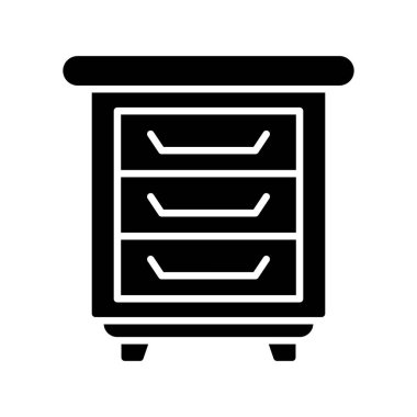 Bedside Table Creative Icons Desig