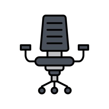 Desk Chair Creative Icons Desig