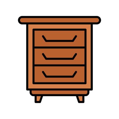 Bedside Table Creative Icons Desig