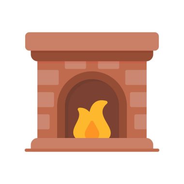 Fireplace Creative Icons Desig