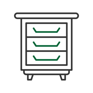 Bedside Table Creative Icons Desig