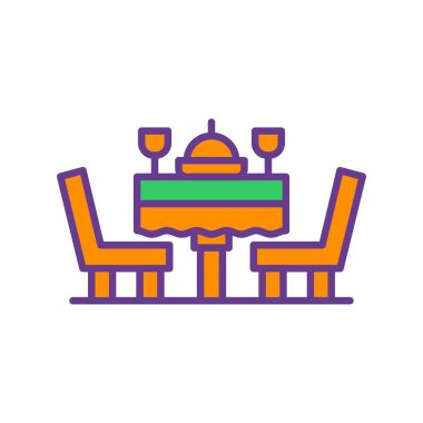  Dinner Table Creative Icons Desig