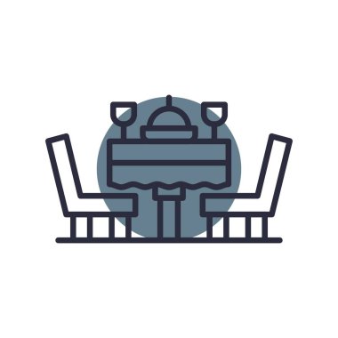  Dinner Table Creative Icons Desig