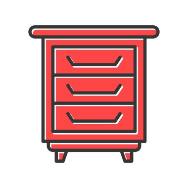 Bedside Table Creative Icons Desig