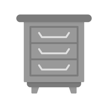 Bedside Table Creative Icons Desig