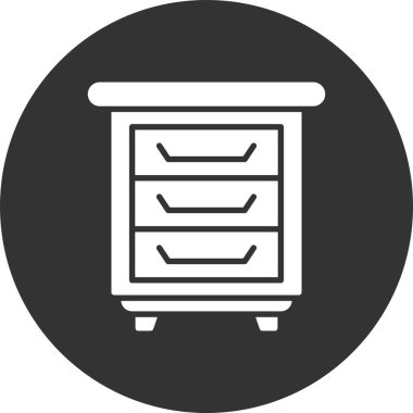 Bedside Table Creative Icons Desig