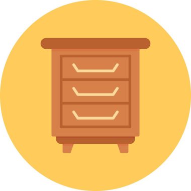 Bedside Table Creative Icons Desig