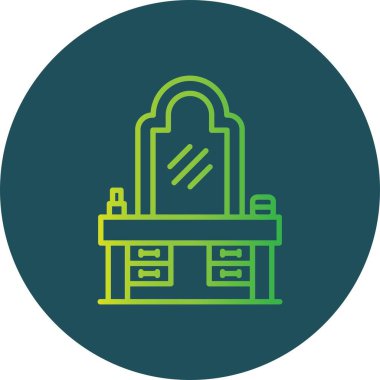 Dressing Table Creative Icons Desig