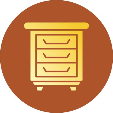 Bedside Table Creative Icons Desig