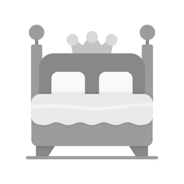 Double Bed Creative Icons Desig