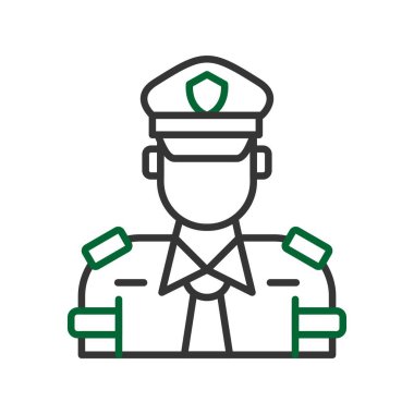 Police Creative Icons Desig