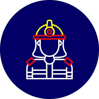 Firefighter Creative Icons Desig
