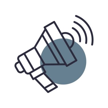 Megaphone Creative Icons Desig