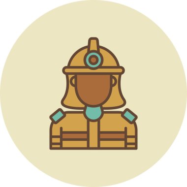 Firefighter Creative Icons Desig