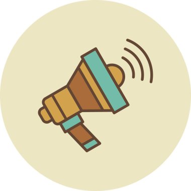 Megaphone Creative Icons Desig