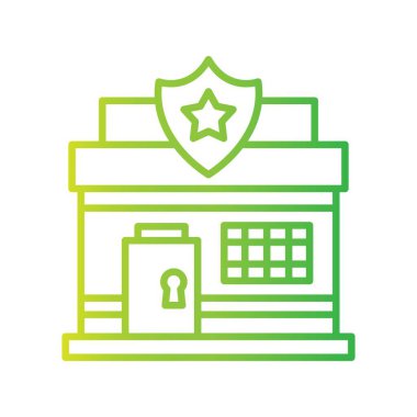  Police Station Creative Icons Desig