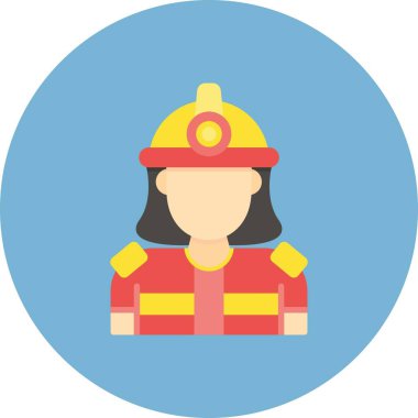 Firefighter Creative Icons Desig