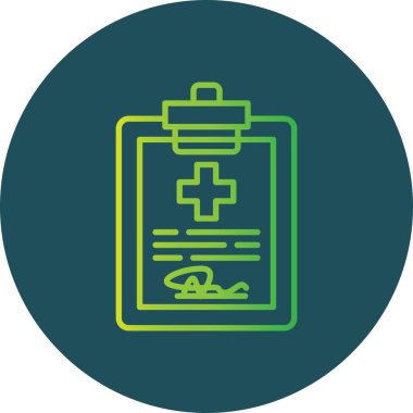  Health Report Creative Icons Desig