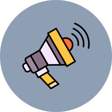 Megaphone Creative Icons Desig