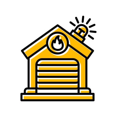 Fire Department Creative Icons Desig