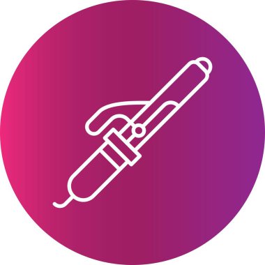 Curling Iron Creative Icons Desig