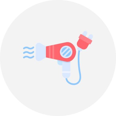  Hairdryer Creative Icons Desig