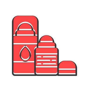 Deodorant Creative Icons Desig