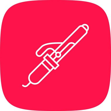 Curling Iron Creative Icons Desig