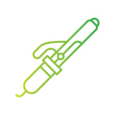 Curling Iron Creative Icons Desig