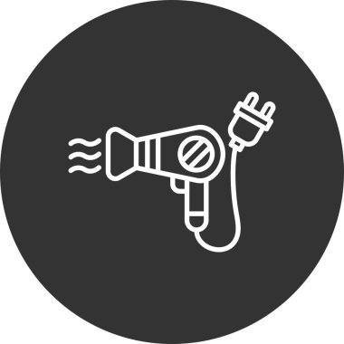  Hairdryer Creative Icons Desig