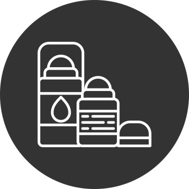 Deodorant Creative Icons Desig