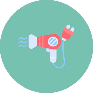  Hairdryer Creative Icons Desig