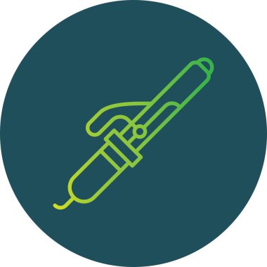 Curling Iron Creative Icons Desig
