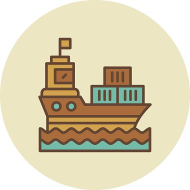 Ship Creative Icons Desig