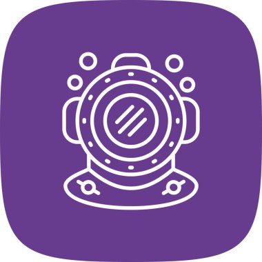 Diving Helmet Creative Icons Desig