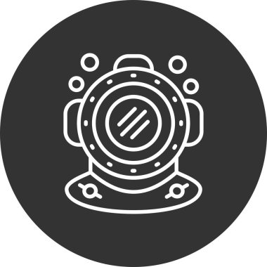 Diving Helmet Creative Icons Desig