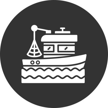  Fishing Boat Creative Icons Desig