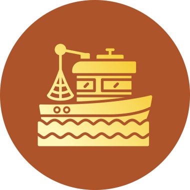  Fishing Boat Creative Icons Desig