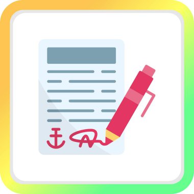 Contract Creative Icons Desig