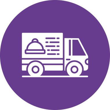 Delivery Van Creative Icons Desig
